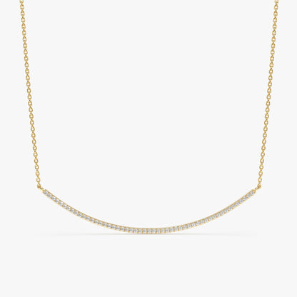 1.0 CT Round Bezel Solitaire Lab Grown Diamond Necklace