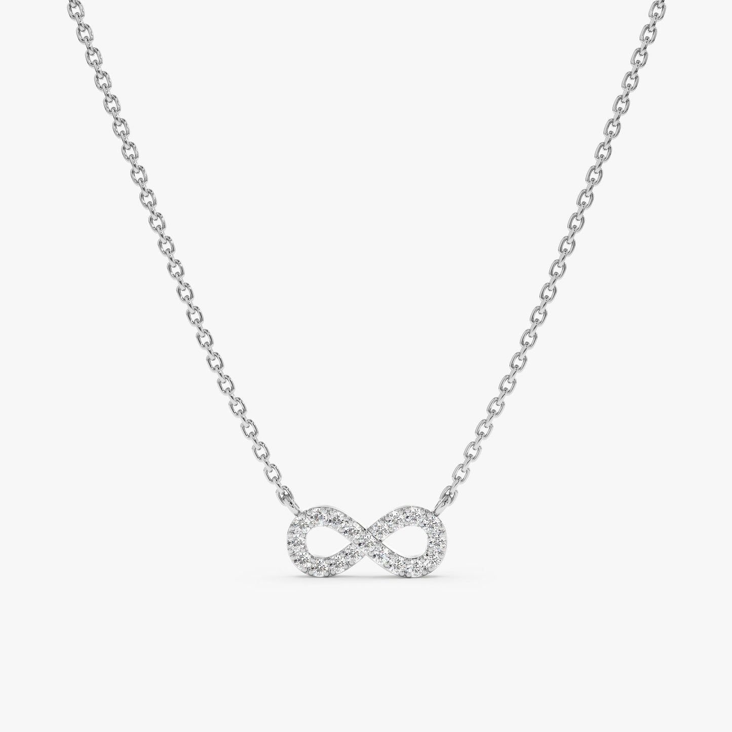 1.0 CT Round Bezel Solitaire Lab Grown Diamond Necklace