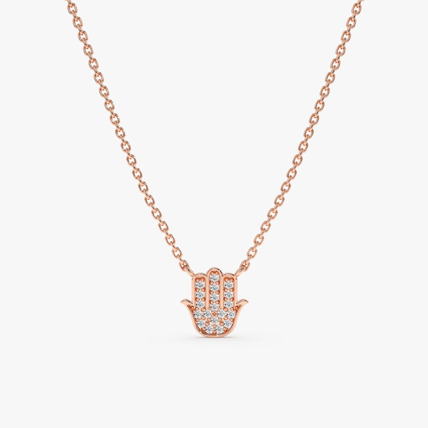 1.0 CT Round Bezel Solitaire Lab Grown Diamond Necklace