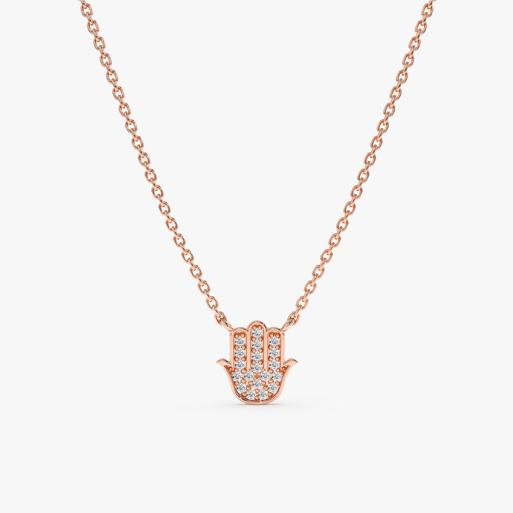 1.0 CT Round Bezel Solitaire Lab Grown Diamond Necklace