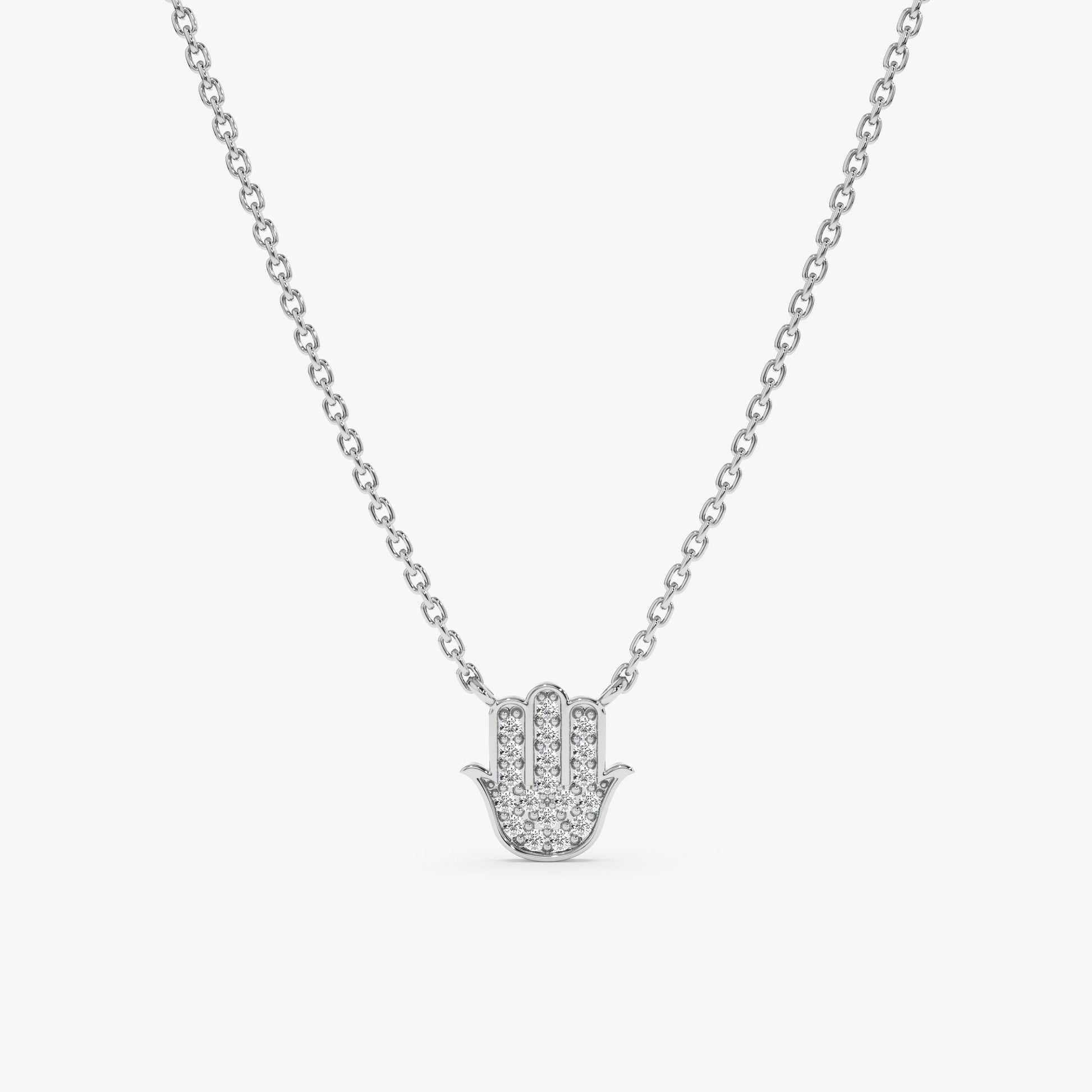 1.0 CT Round Bezel Solitaire Lab Grown Diamond Necklace