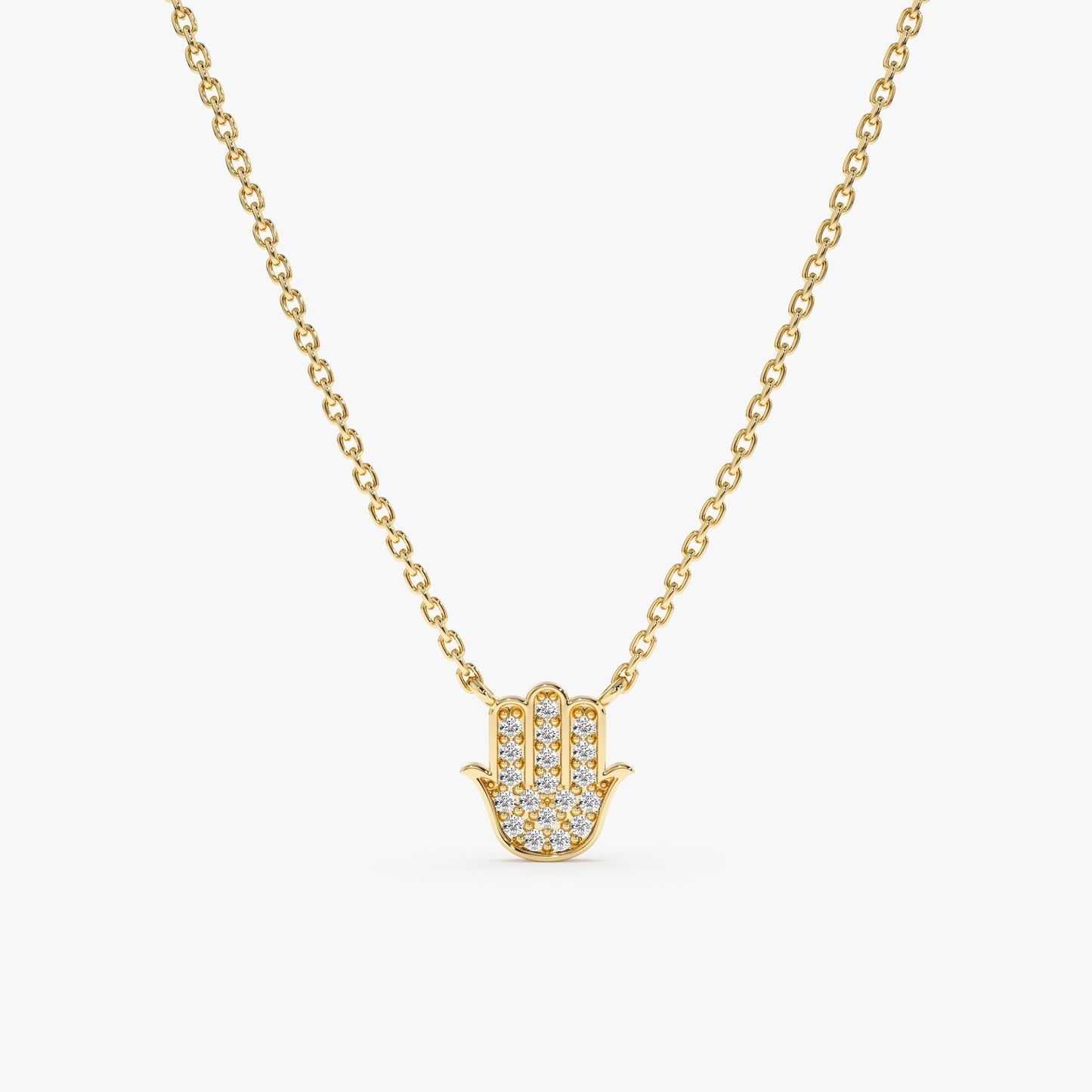 1.0 CT Round Bezel Solitaire Lab Grown Diamond Necklace