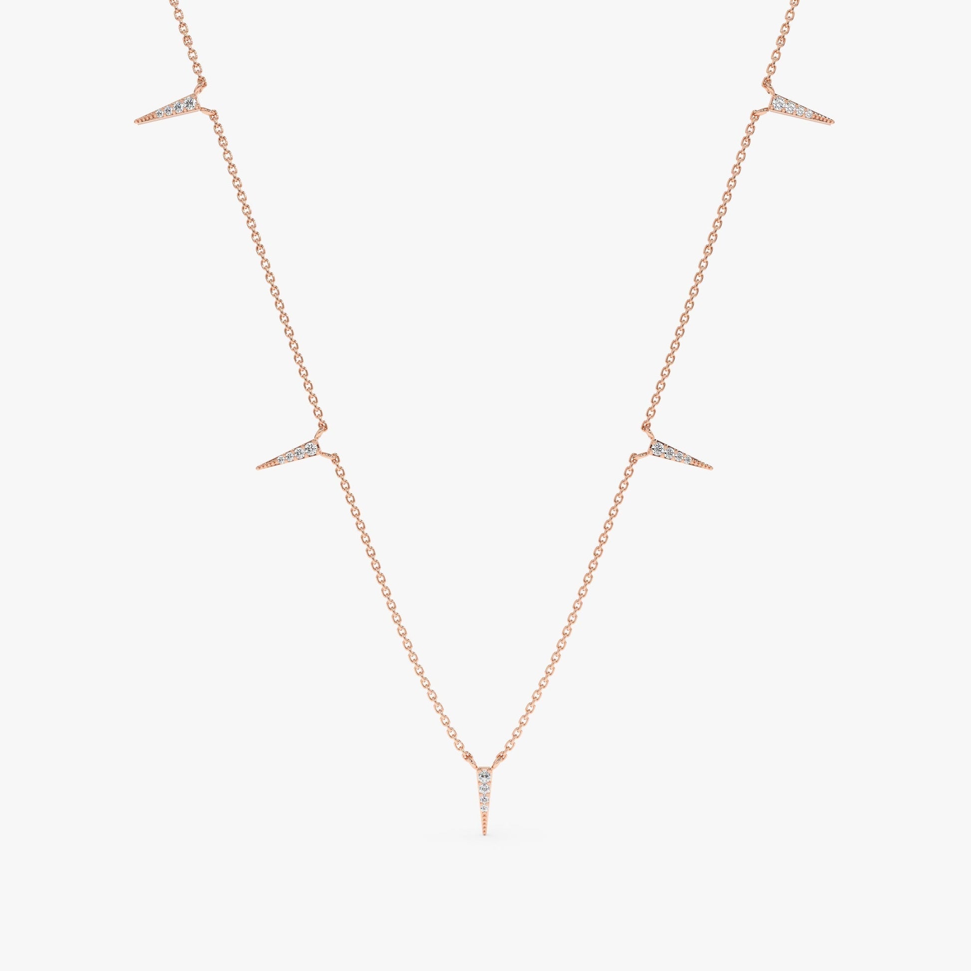1.0 CT Round Bezel Solitaire Lab Grown Diamond Necklace