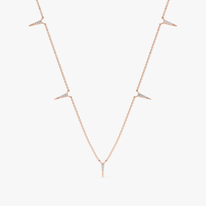 1.0 CT Round Bezel Solitaire Lab Grown Diamond Necklace