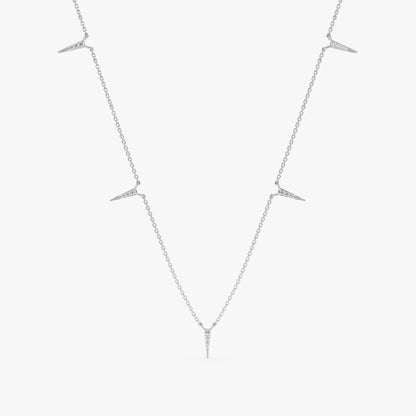 1.0 CT Round Bezel Solitaire Lab Grown Diamond Necklace