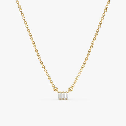 1.0 CT Round Bezel Solitaire Lab Grown Diamond Necklace