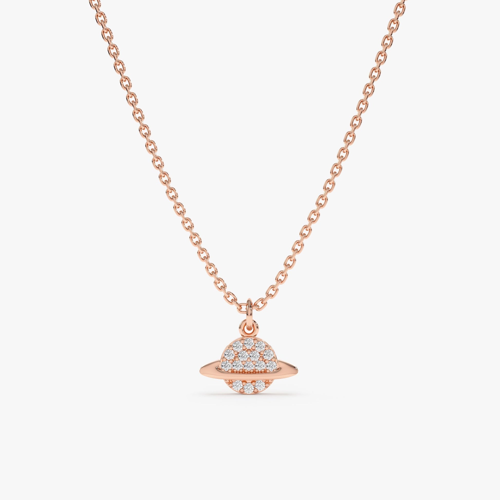 1.0 CT Round Bezel Solitaire Lab Grown Diamond Necklace