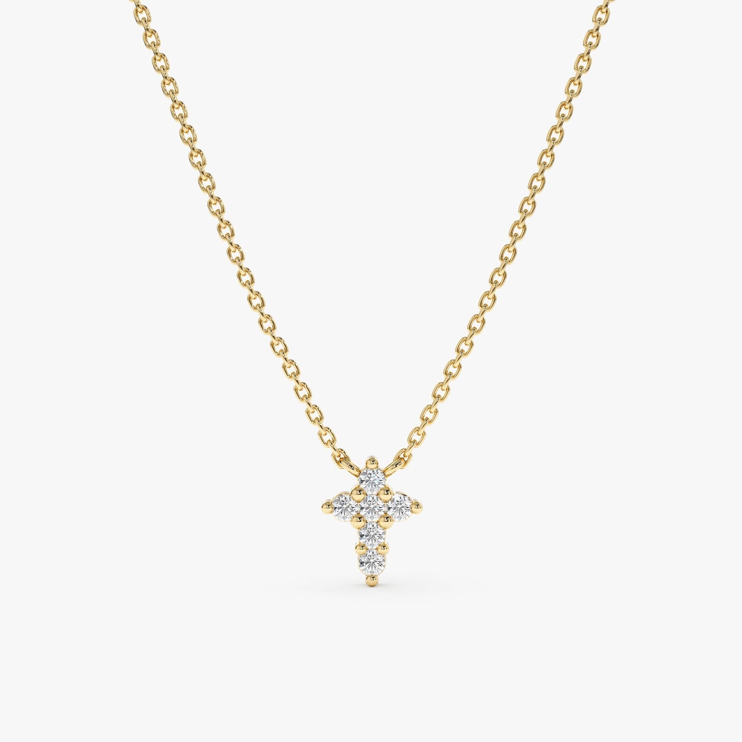 1.0 CT Round Bezel Solitaire Lab Grown Diamond Necklace
