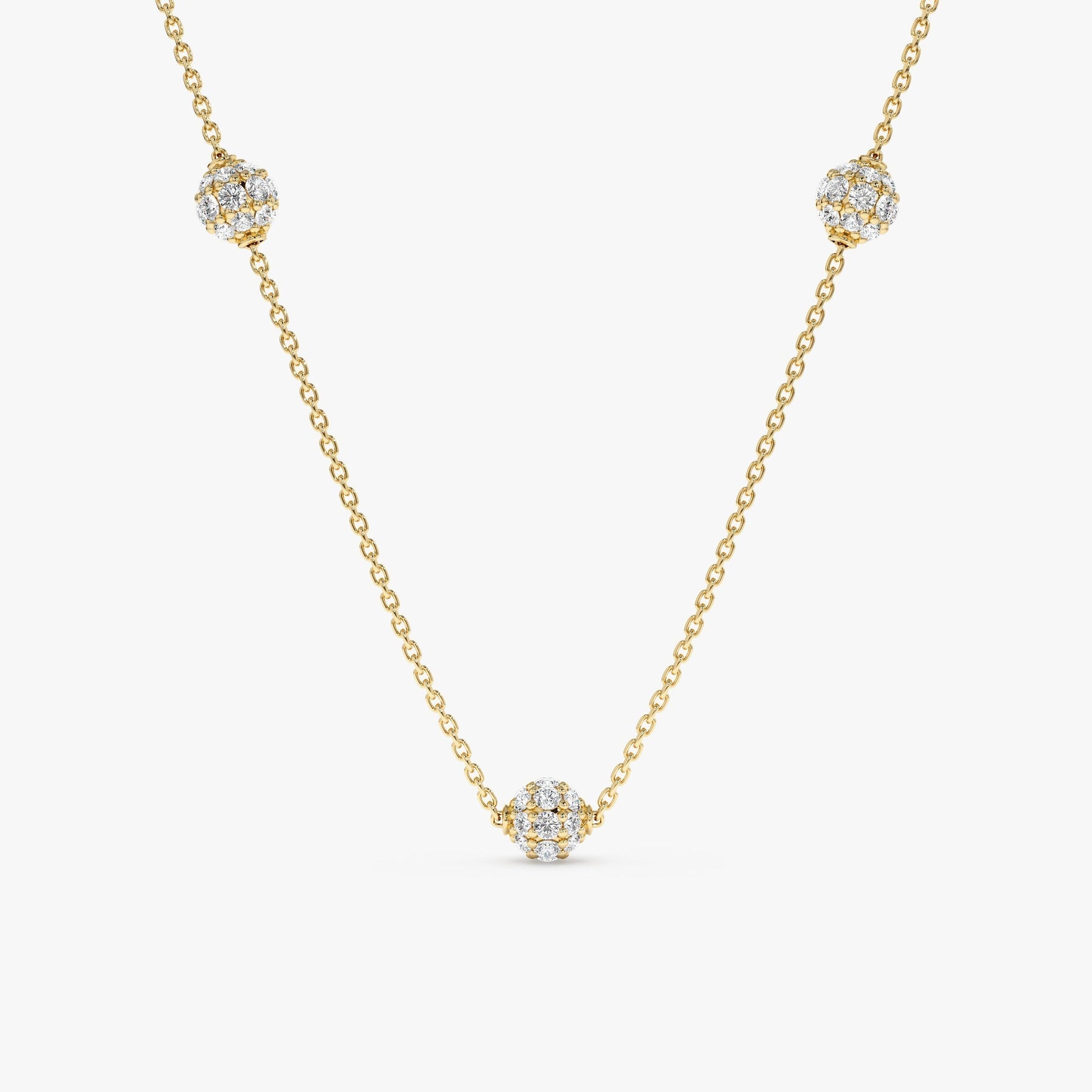 1.0 CT Round Bezel Solitaire Lab Grown Diamond Necklace
