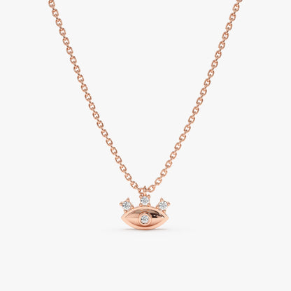 1.0 CT Round Bezel Solitaire Lab Grown Diamond Necklace
