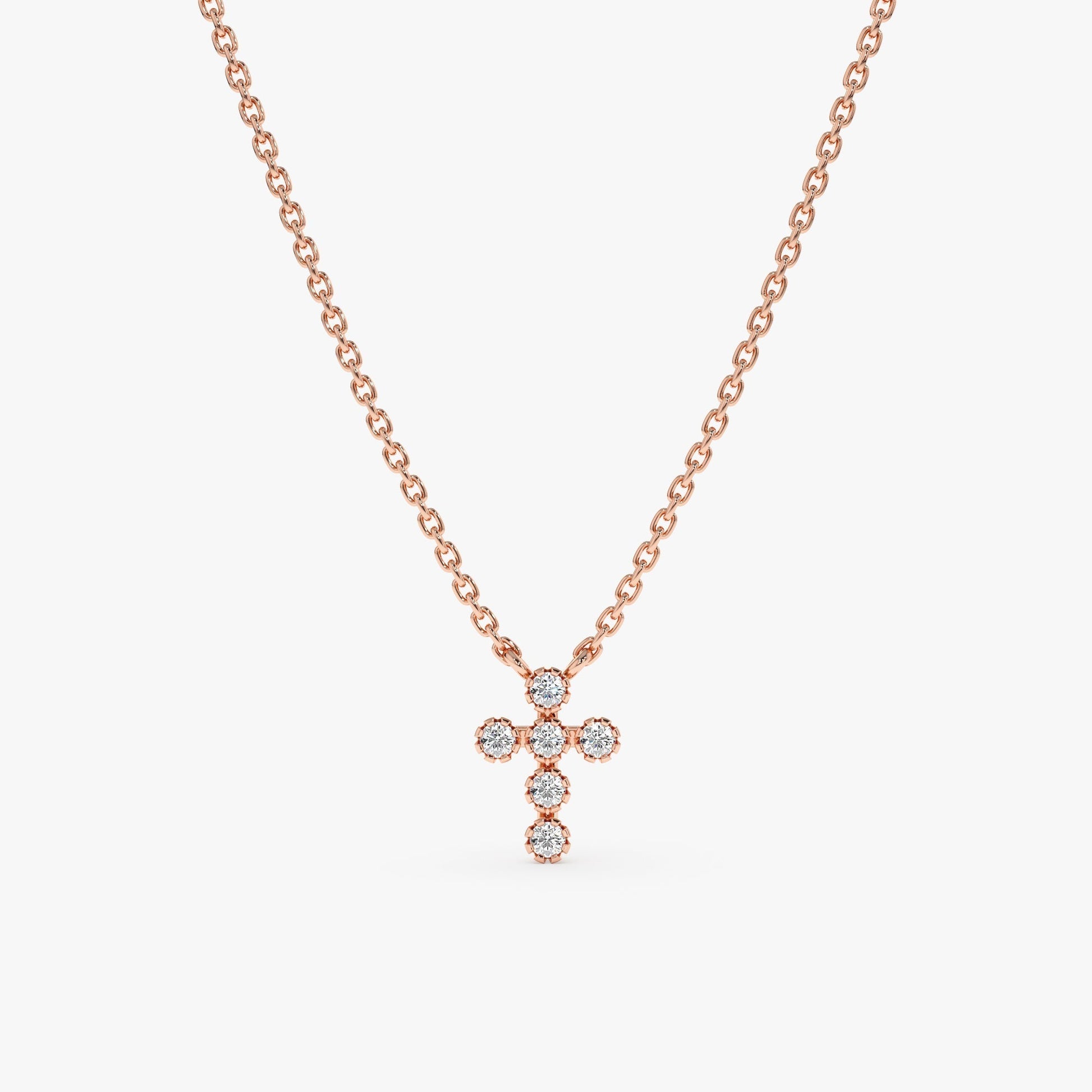 1.0 CT Round Bezel Solitaire Lab Grown Diamond Necklace