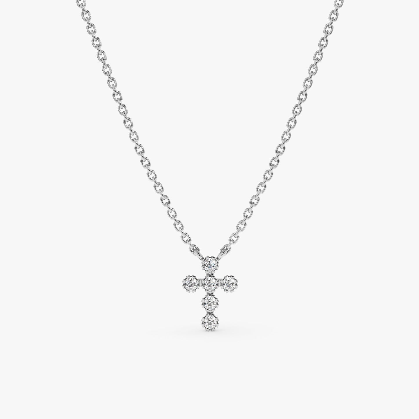 1.0 CT Round Bezel Solitaire Lab Grown Diamond Necklace