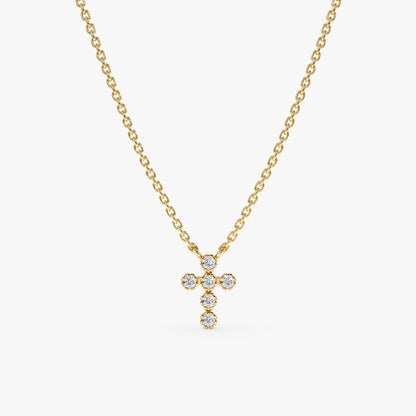1.0 CT Round Bezel Solitaire Lab Grown Diamond Necklace