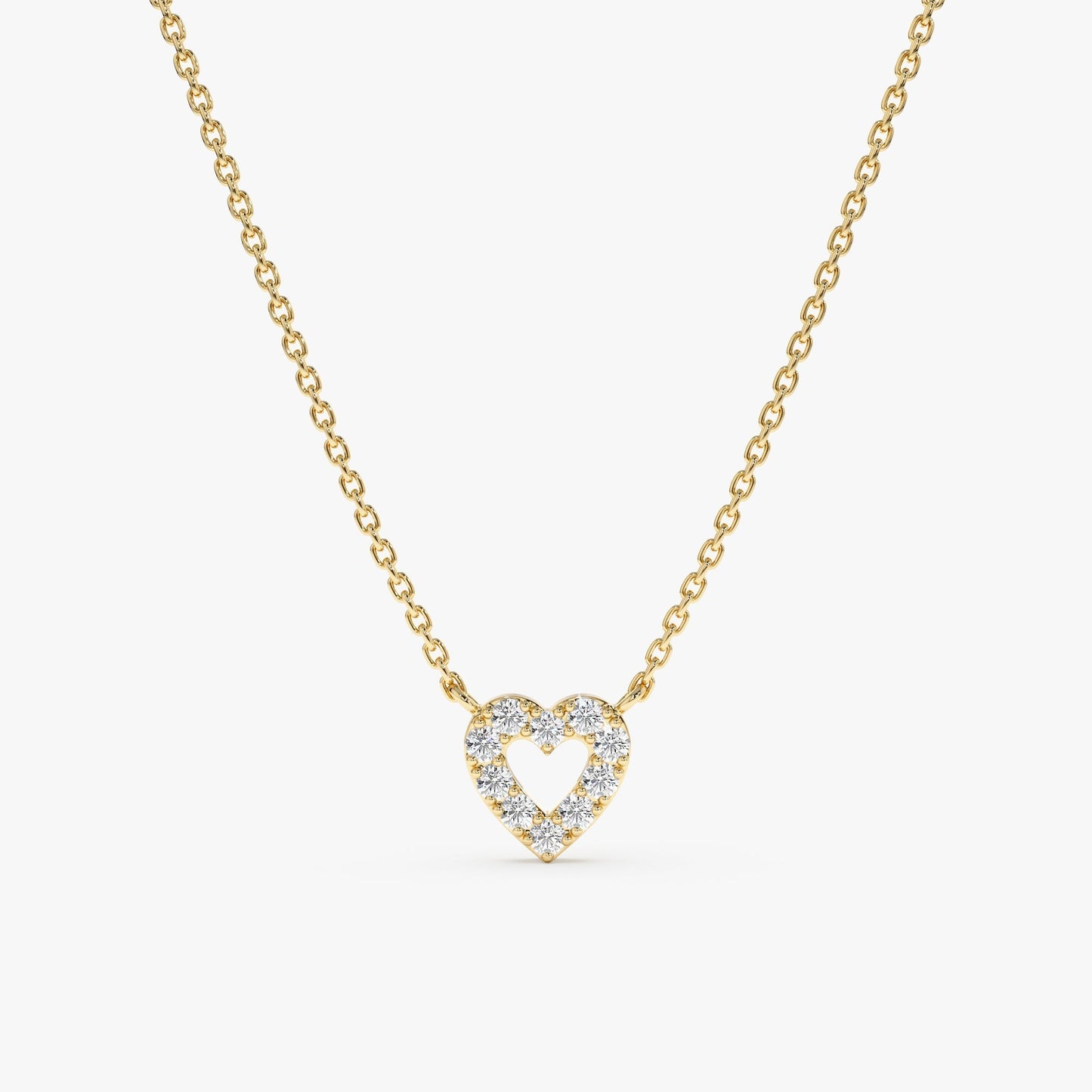 1.0 CT Round Bezel Solitaire Lab Grown Diamond Necklace