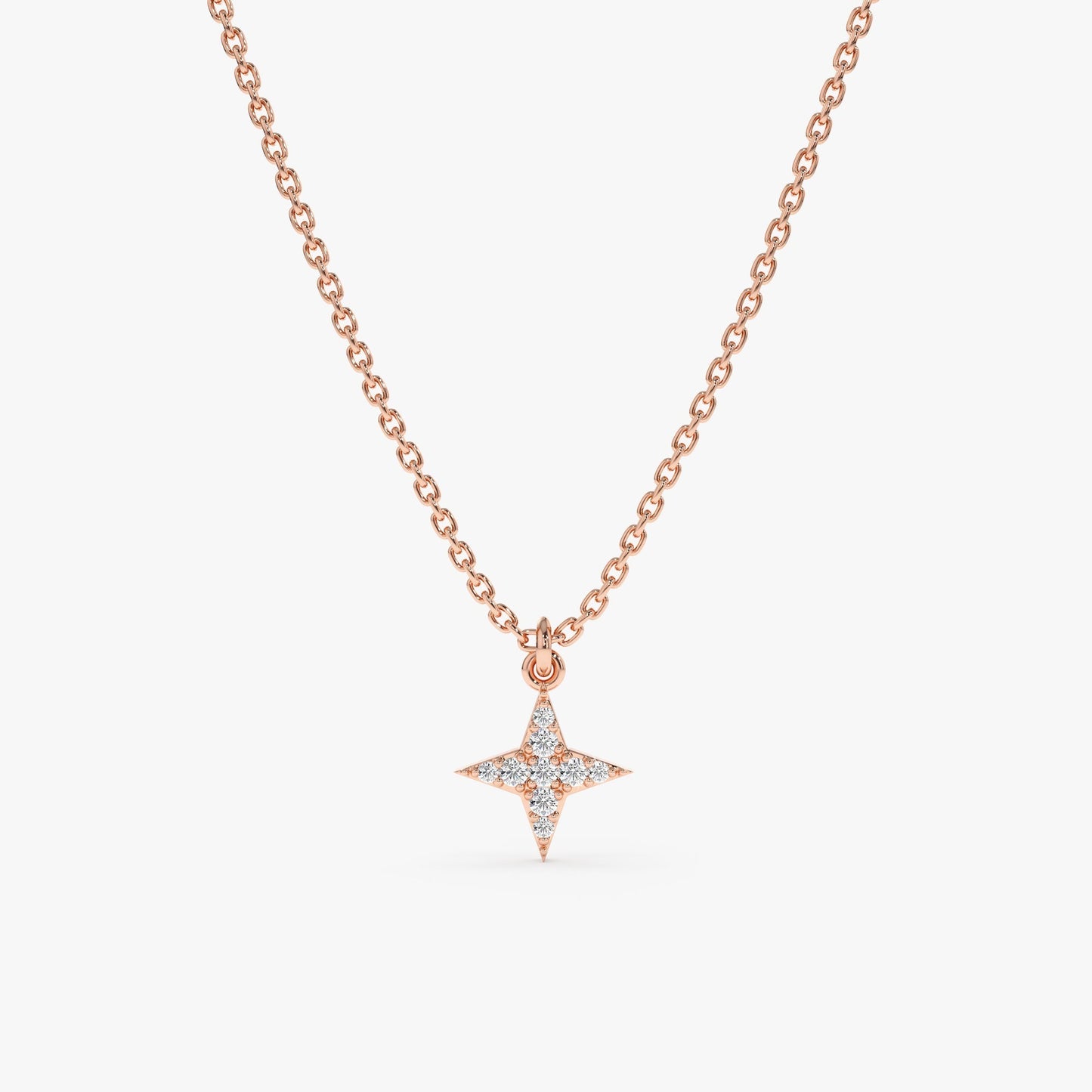 1.0 CT Round Bezel Solitaire Lab Grown Diamond Necklace