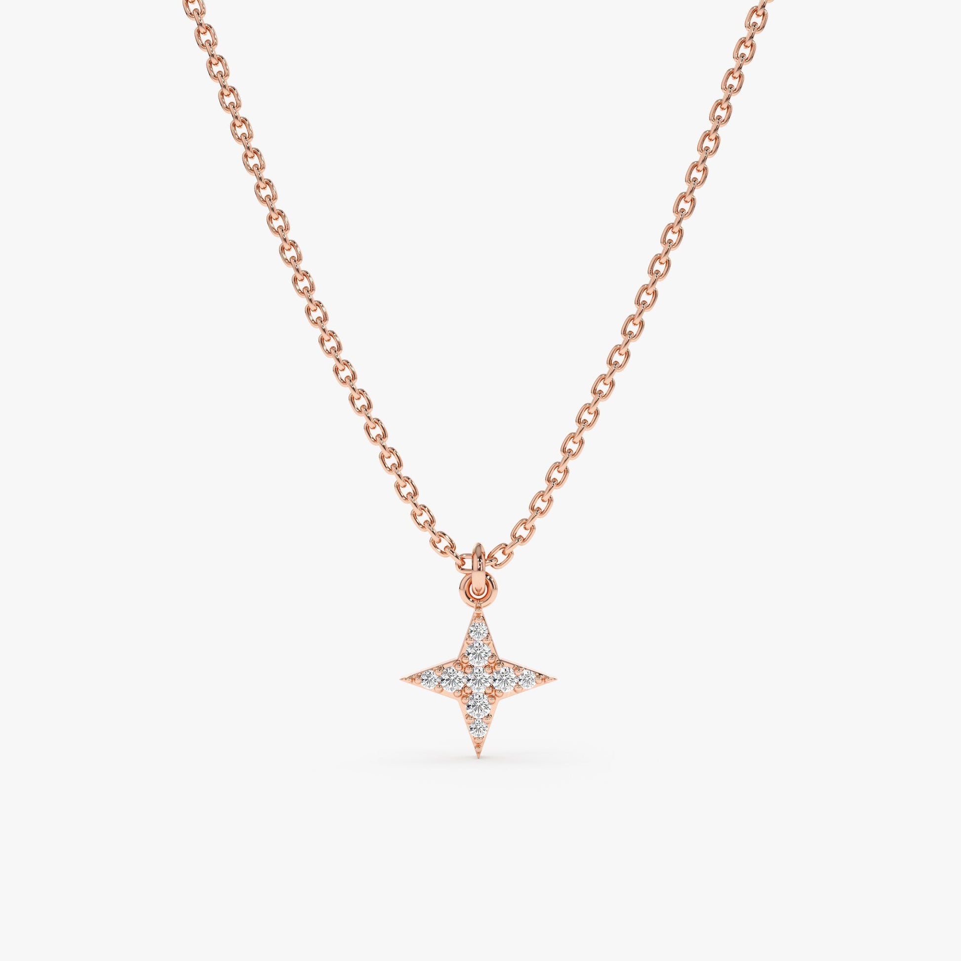 1.0 CT Round Bezel Solitaire Lab Grown Diamond Necklace
