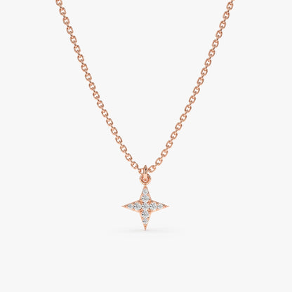 1.0 CT Round Bezel Solitaire Lab Grown Diamond Necklace
