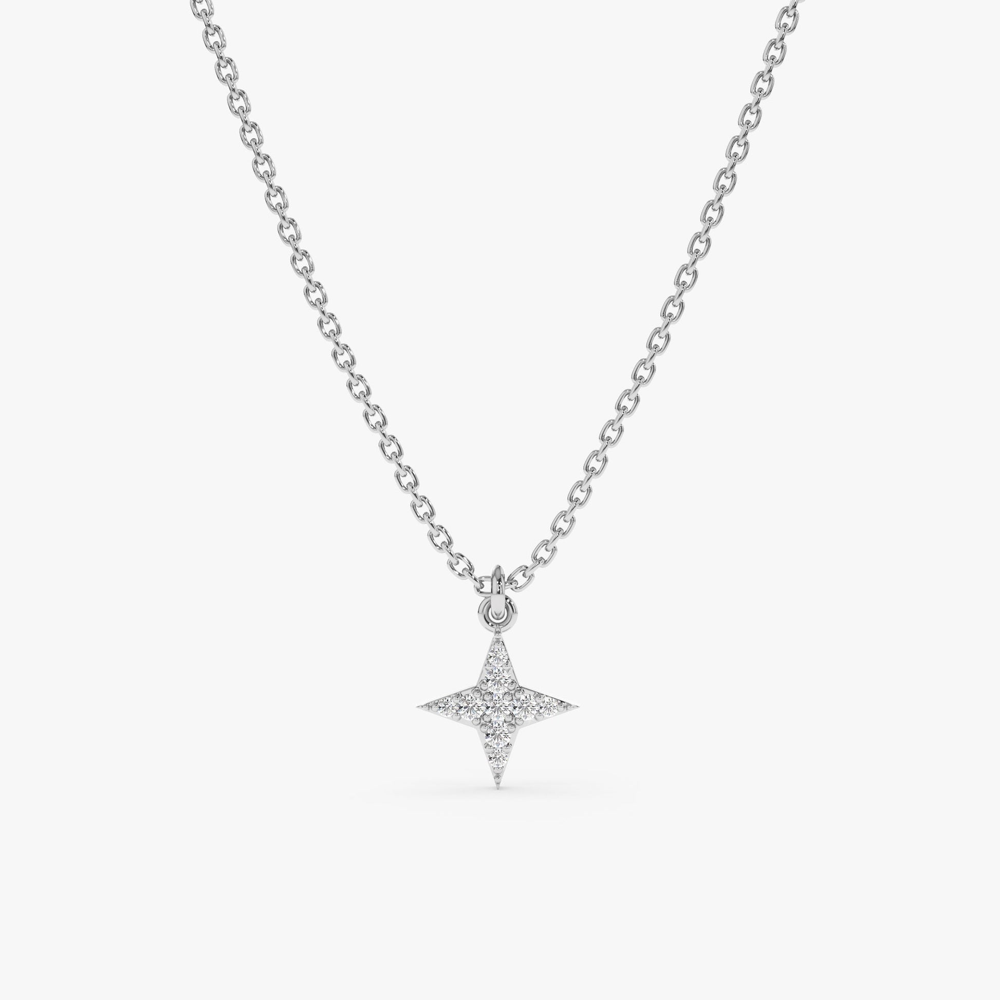 1.0 CT Round Bezel Solitaire Lab Grown Diamond Necklace