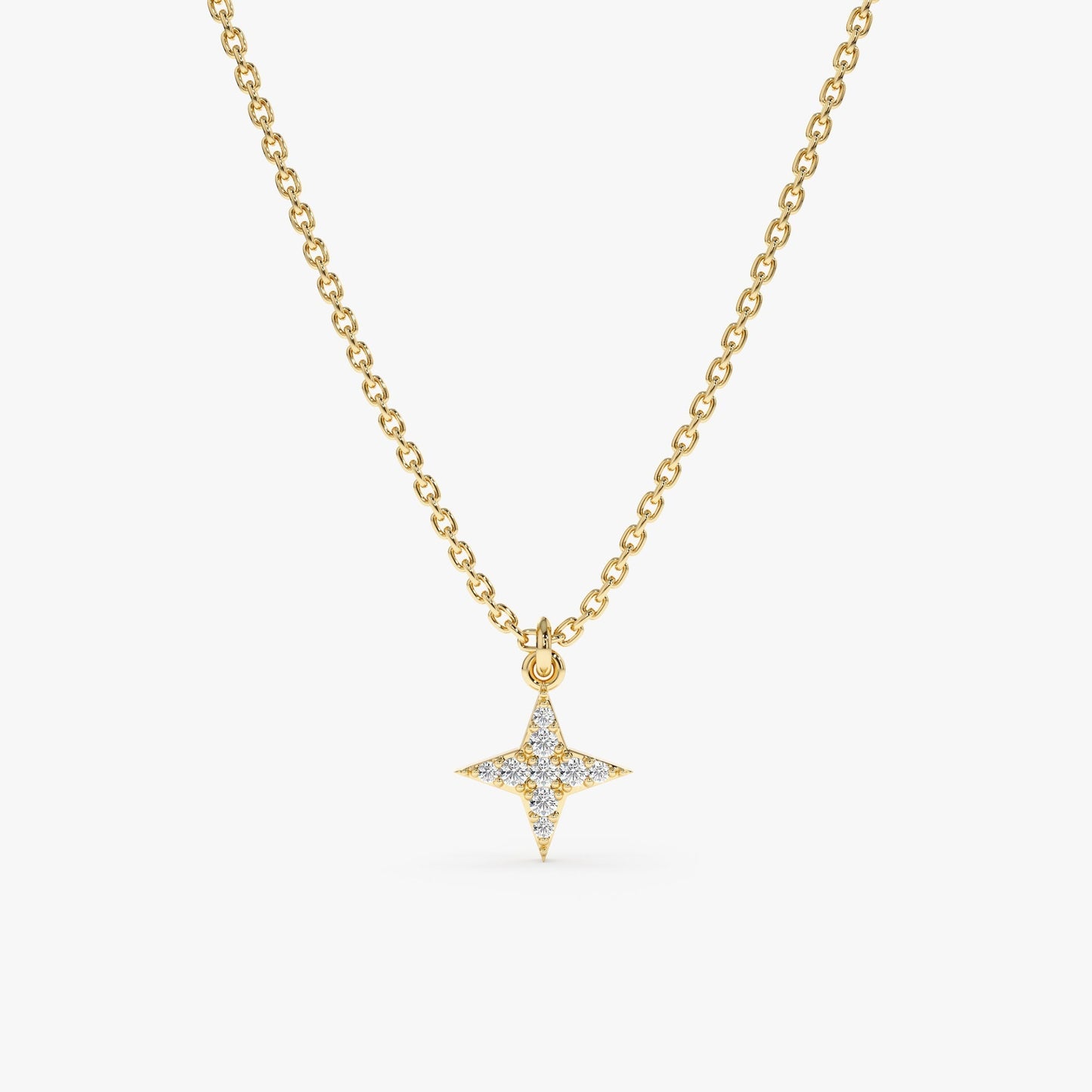 1.0 CT Round Bezel Solitaire Lab Grown Diamond Necklace