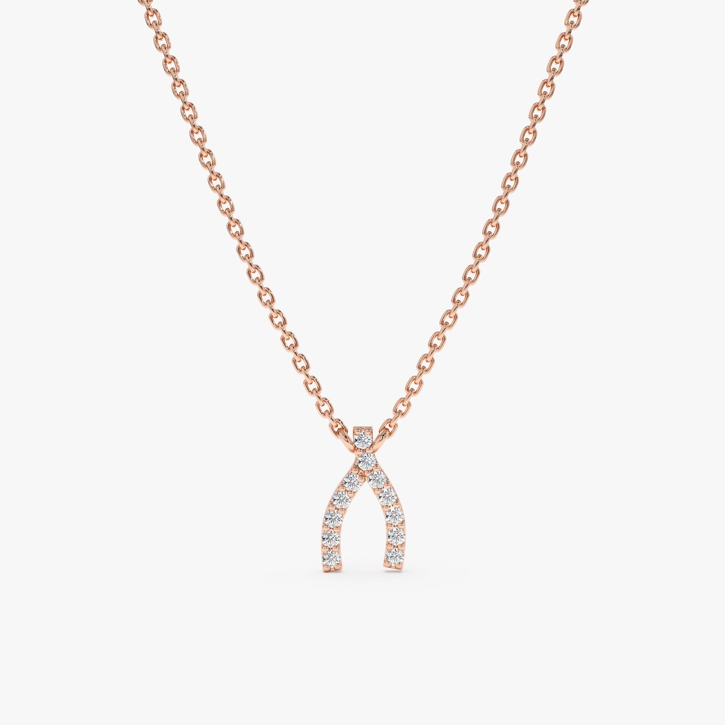 1.0 CT Round Bezel Solitaire Lab Grown Diamond Necklace