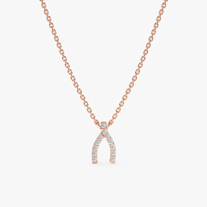 1.0 CT Round Bezel Solitaire Lab Grown Diamond Necklace
