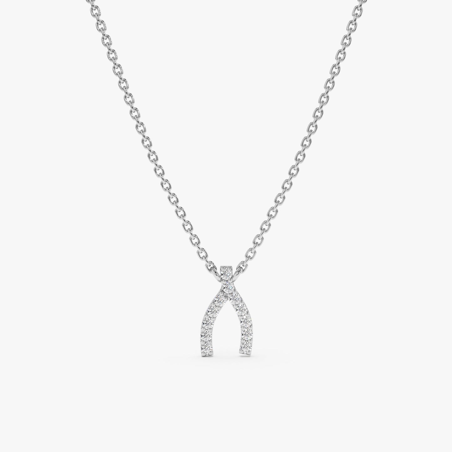 1.0 CT Round Bezel Solitaire Lab Grown Diamond Necklace