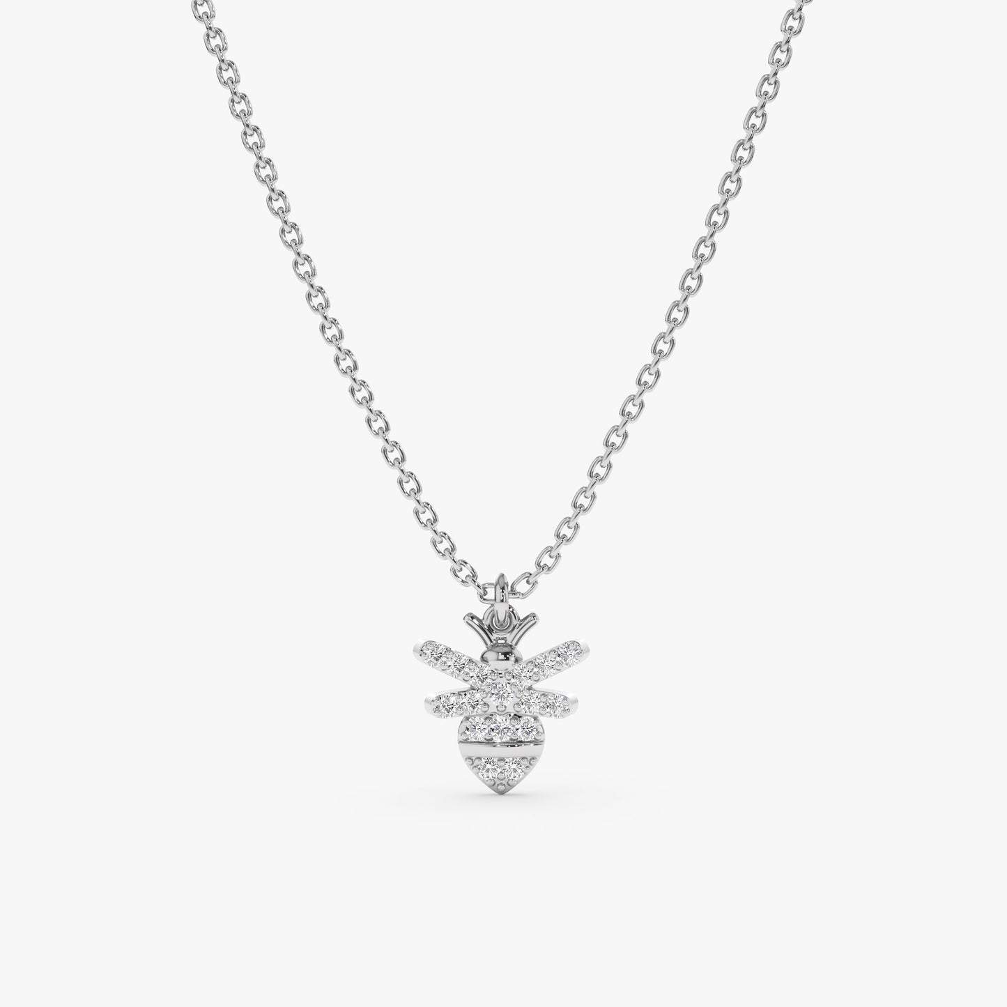 1.0 CT Round Bezel Solitaire Lab Grown Diamond Necklace