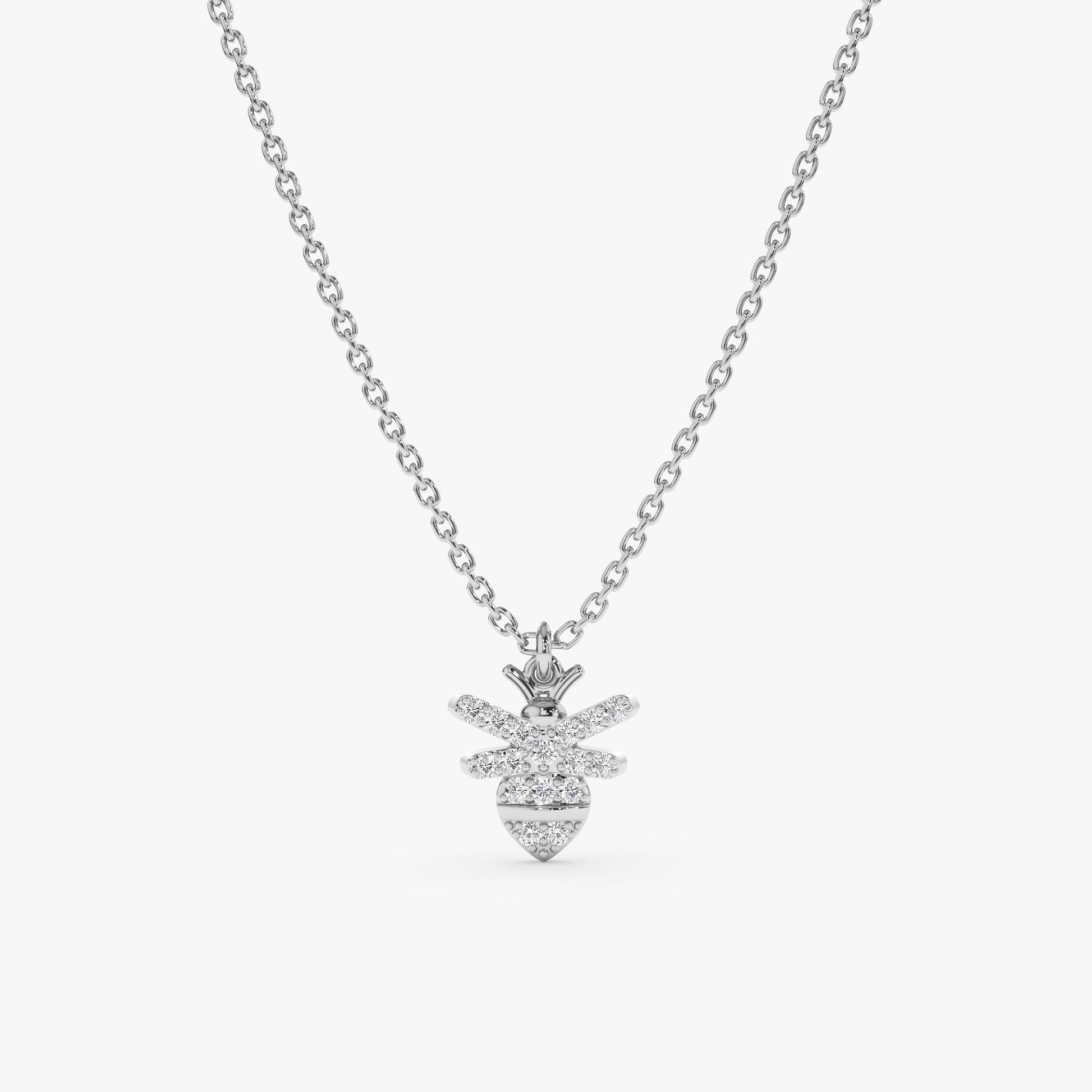 1.0 CT Round Bezel Solitaire Lab Grown Diamond Necklace