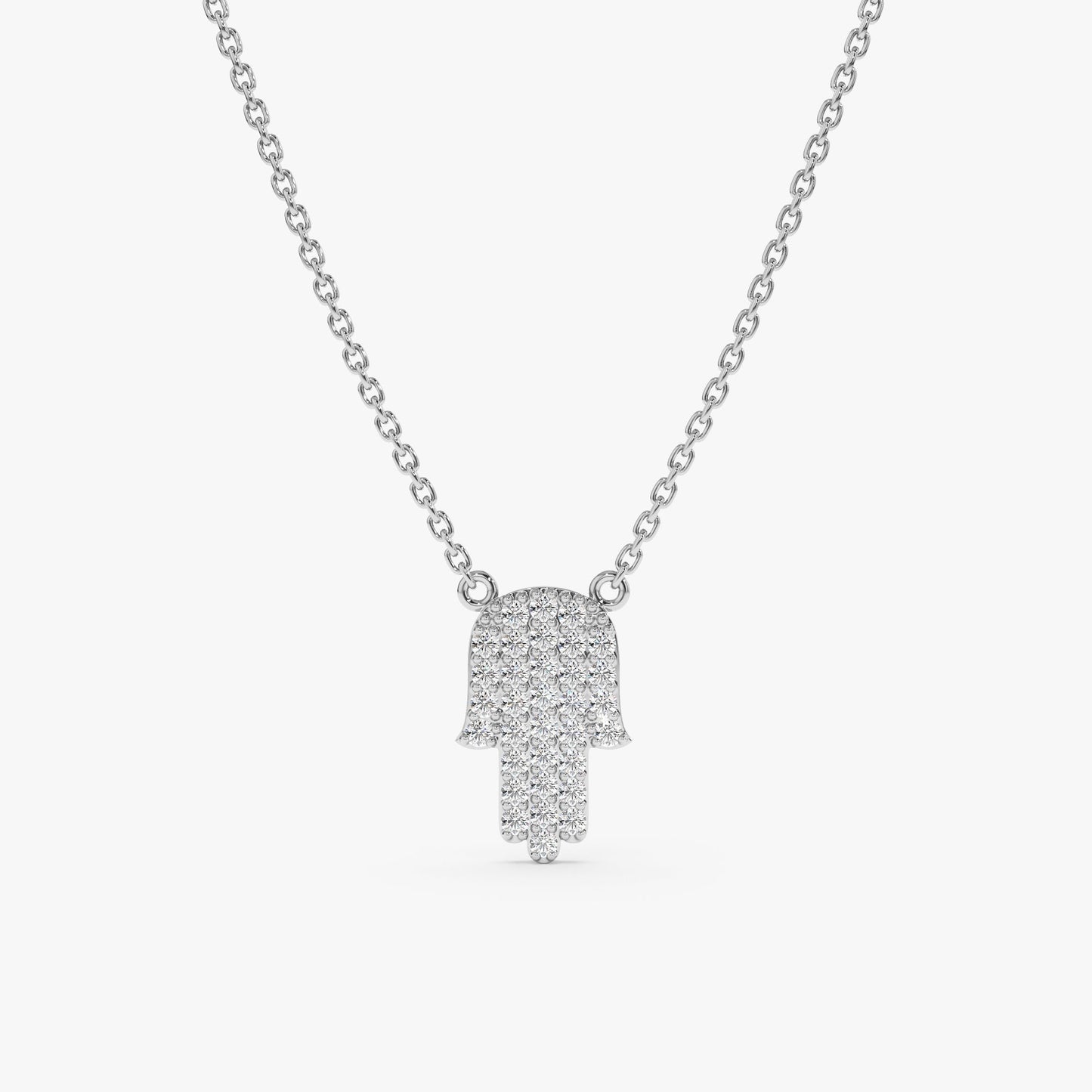 1.0 CT Round Bezel Solitaire Lab Grown Diamond Necklace