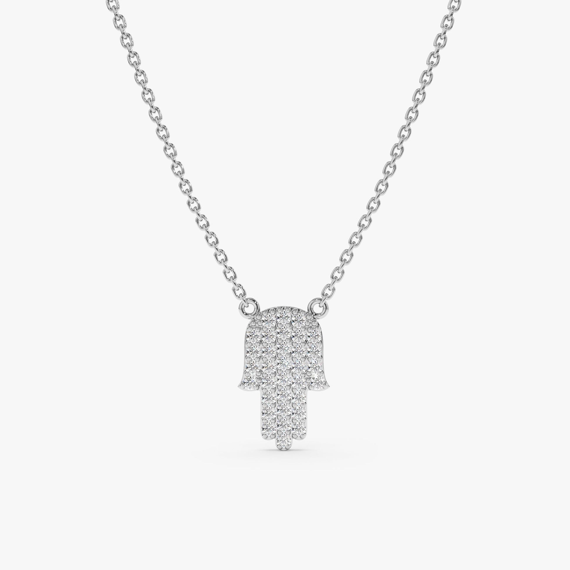 1.0 CT Round Bezel Solitaire Lab Grown Diamond Necklace