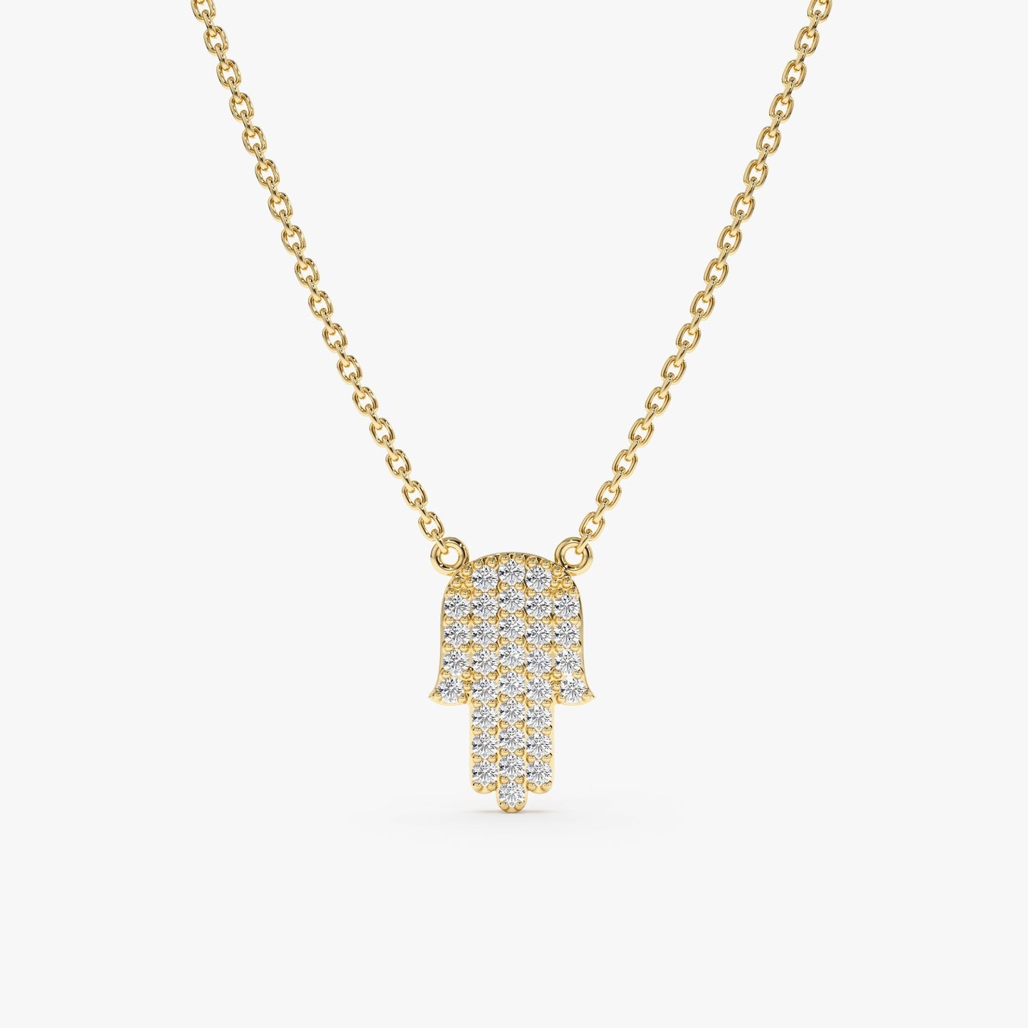 1.0 CT Round Bezel Solitaire Lab Grown Diamond Necklace