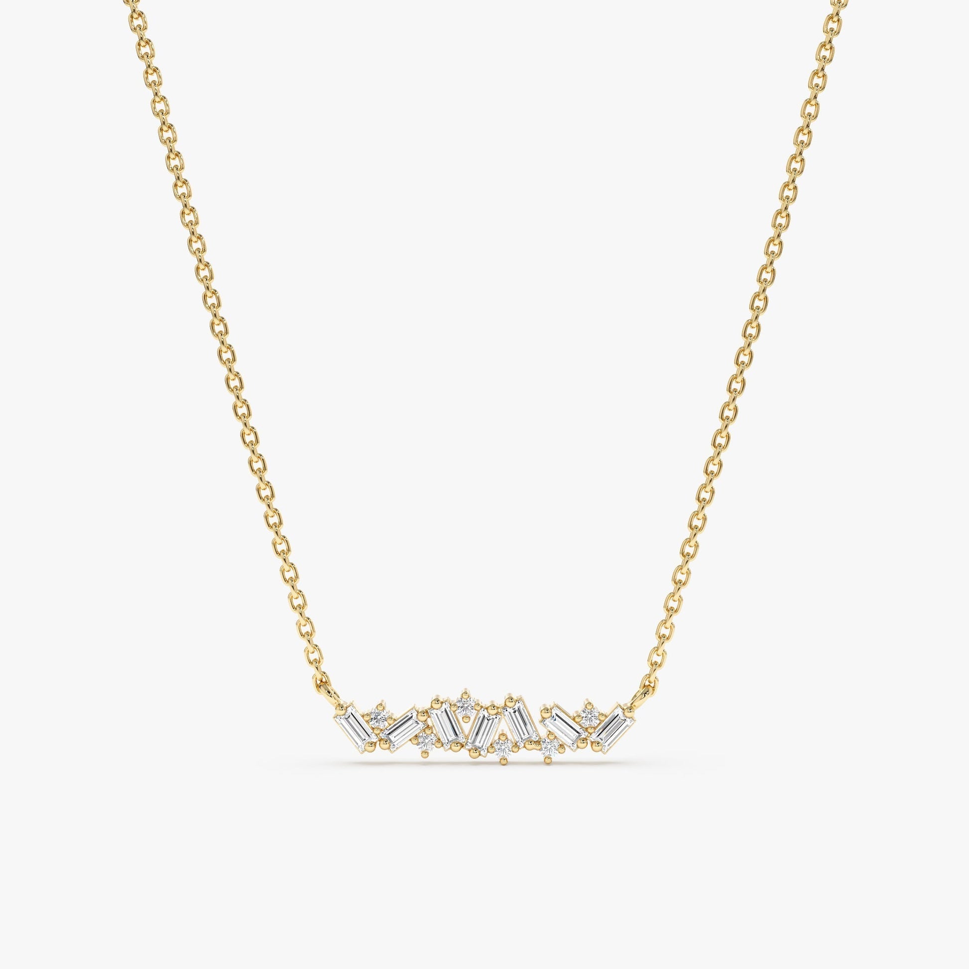 1.0 CT Round Bezel Solitaire Lab Grown Diamond Necklace