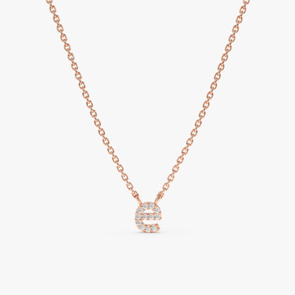 1.0 CT Round Bezel Solitaire Lab Grown Diamond Necklace