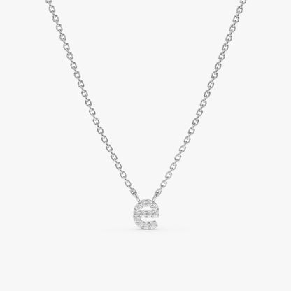 1.0 CT Round Bezel Solitaire Lab Grown Diamond Necklace