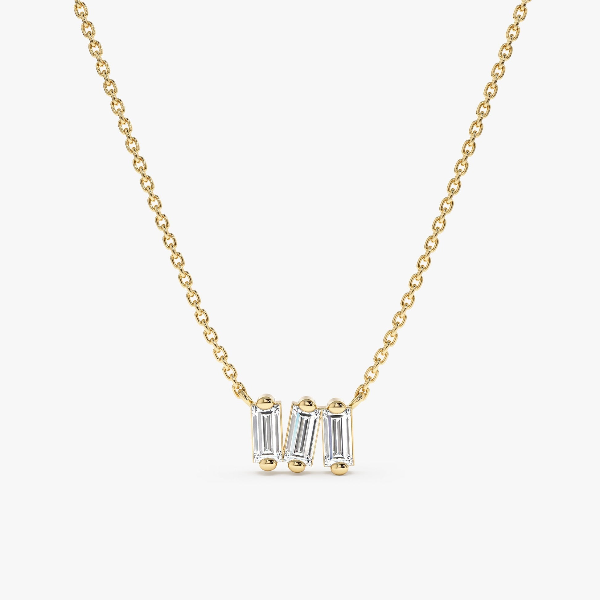 1.0 CT Round Bezel Solitaire Lab Grown Diamond Necklace