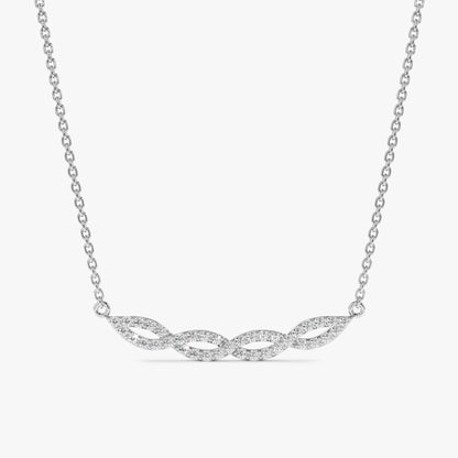 1.0 CT Round Bezel Solitaire Lab Grown Diamond Necklace