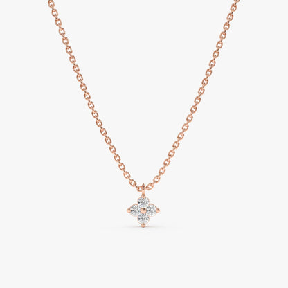 1.0 CT Round Bezel Solitaire Lab Grown Diamond Necklace