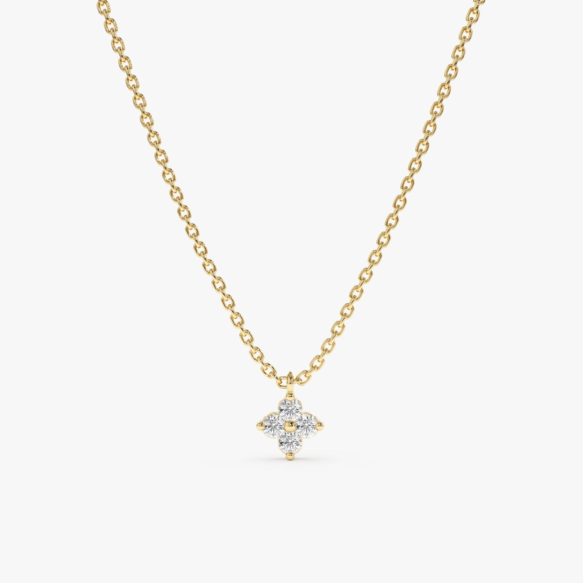 1.0 CT Round Bezel Solitaire Lab Grown Diamond Necklace