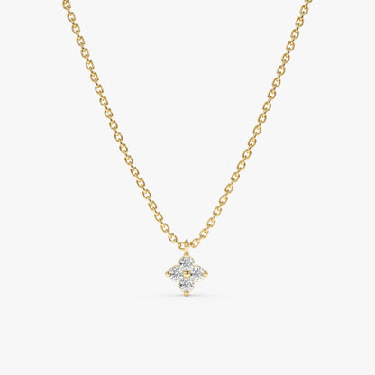 1.0 CT Round Bezel Solitaire Lab Grown Diamond Necklace