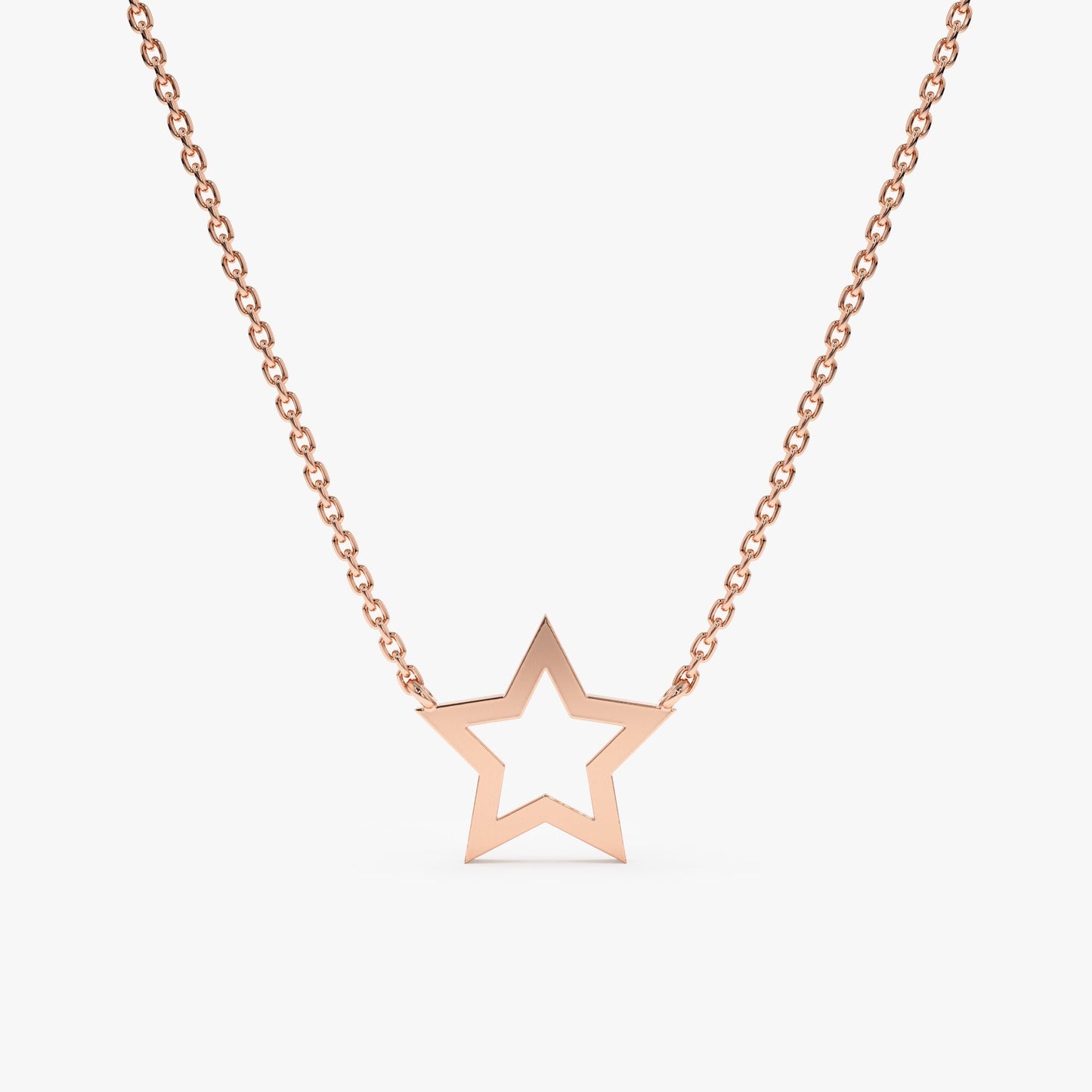 1.0 CT Round Bezel Solitaire Lab Grown Diamond Necklace