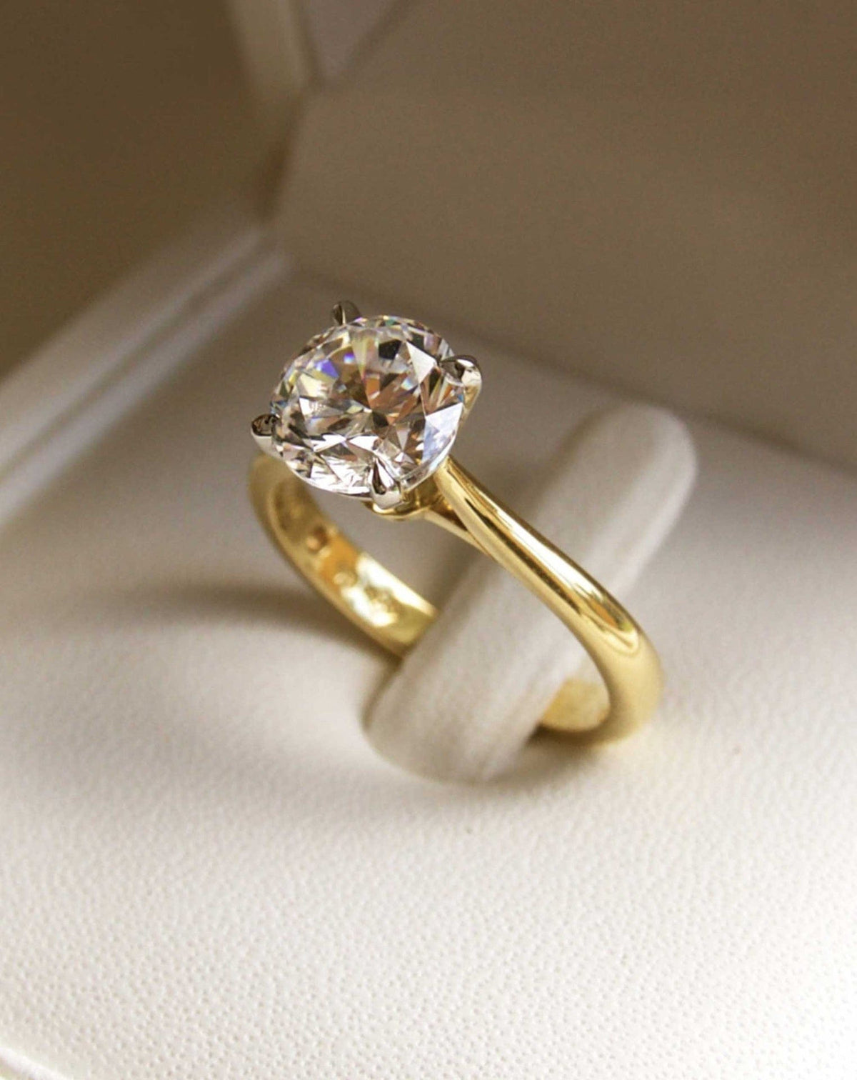 Emerald Pave Engagement Ring – 1 CT Lab Grown Diamond