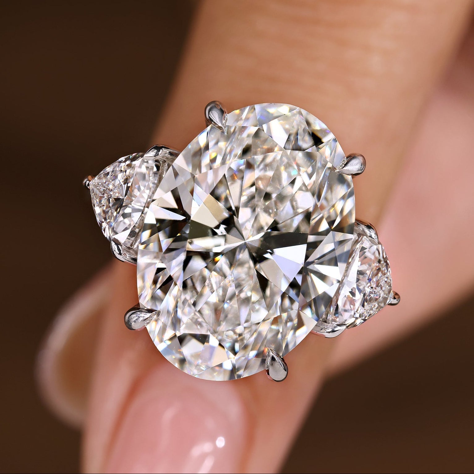 Cushion Hidden Halo Lab Grown Diamond Engagement Ring