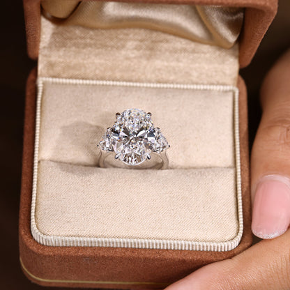 Cushion Hidden Halo Lab Grown Diamond Engagement Ring