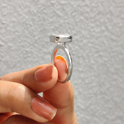 Cushion Hidden Halo Lab Grown Diamond Engagement Ring