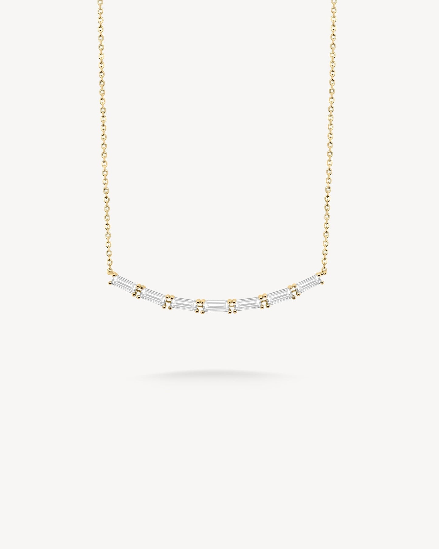 1.0 CT Round Bezel Solitaire Lab Grown Diamond Necklace