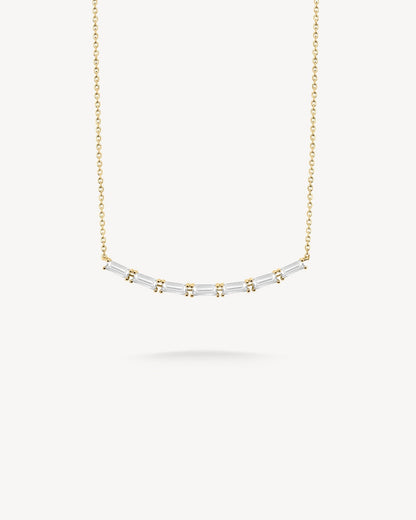 1.0 CT Round Bezel Solitaire Lab Grown Diamond Necklace