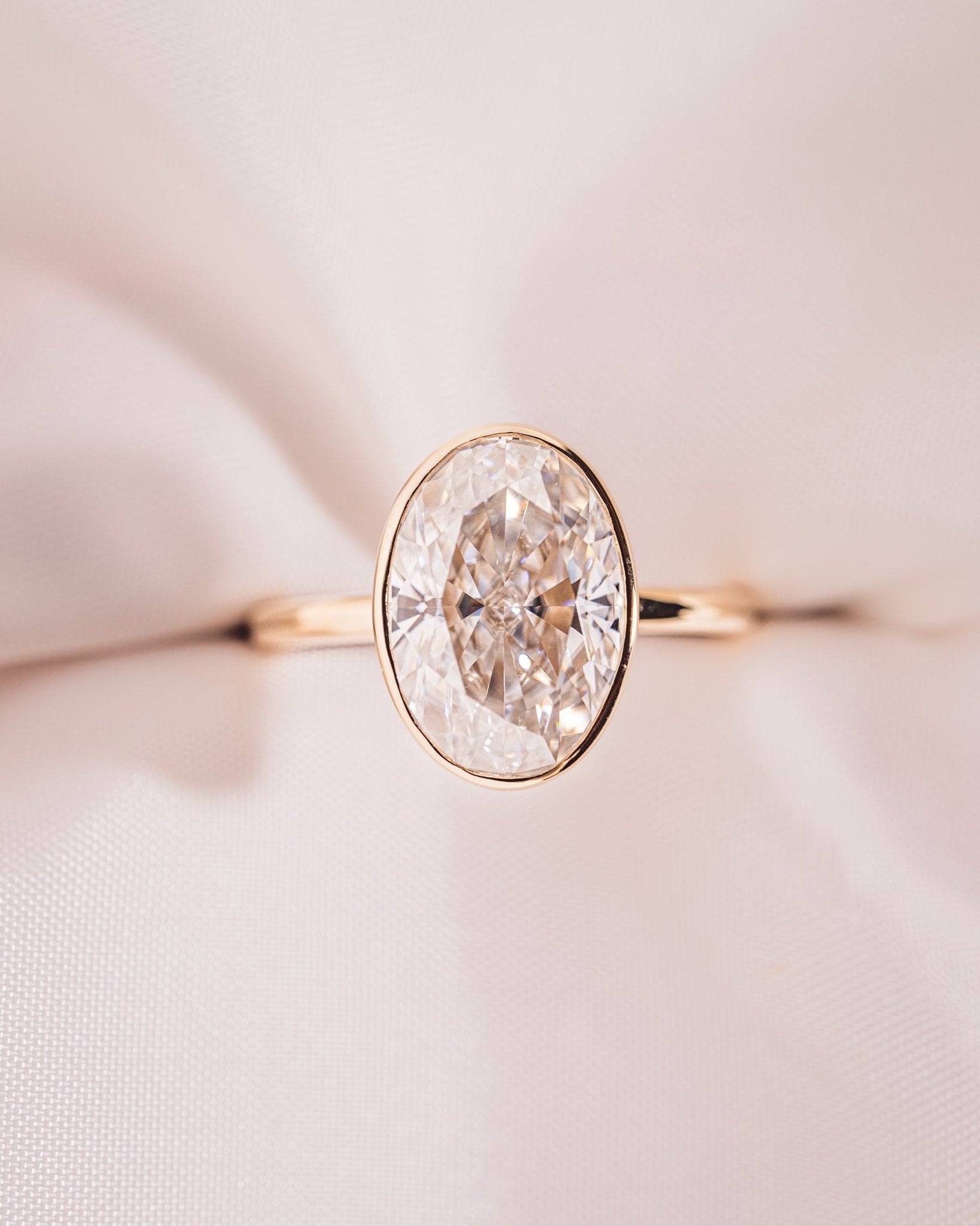 Cushion Hidden Halo Lab Grown Diamond Engagement Ring