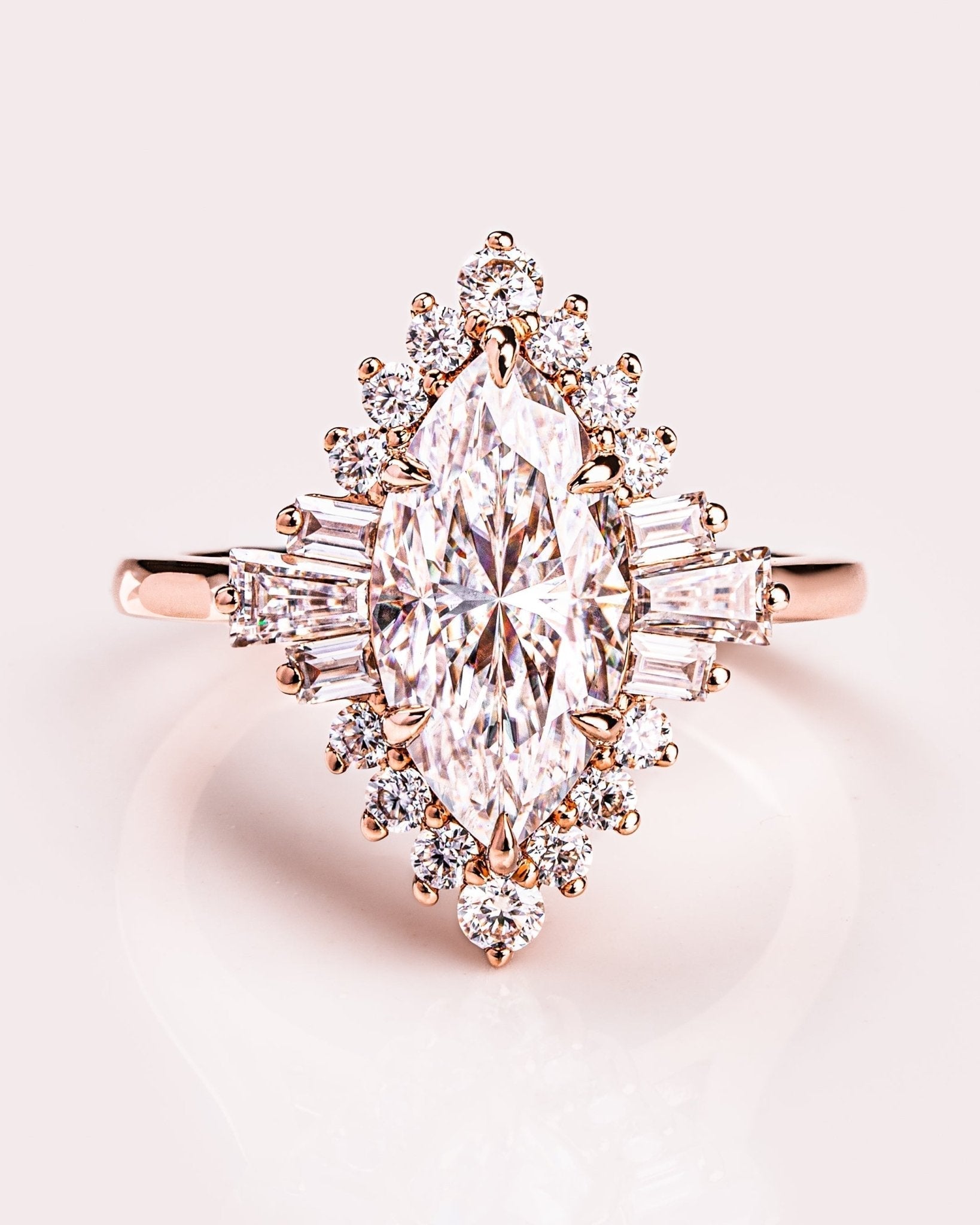 Cushion Hidden Halo Lab Grown Diamond Engagement Ring