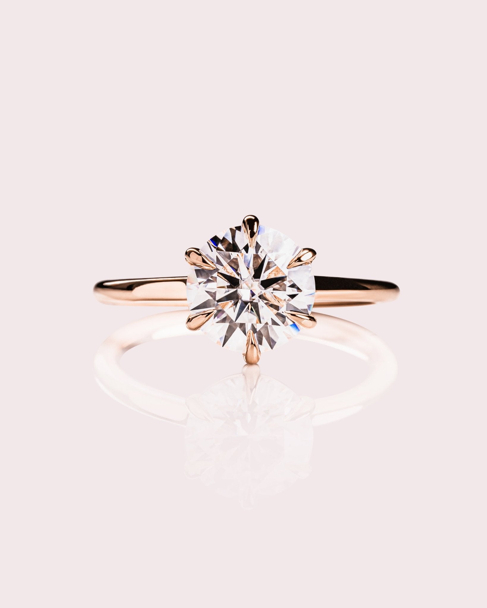 Cushion Hidden Halo Lab Grown Diamond Engagement Ring