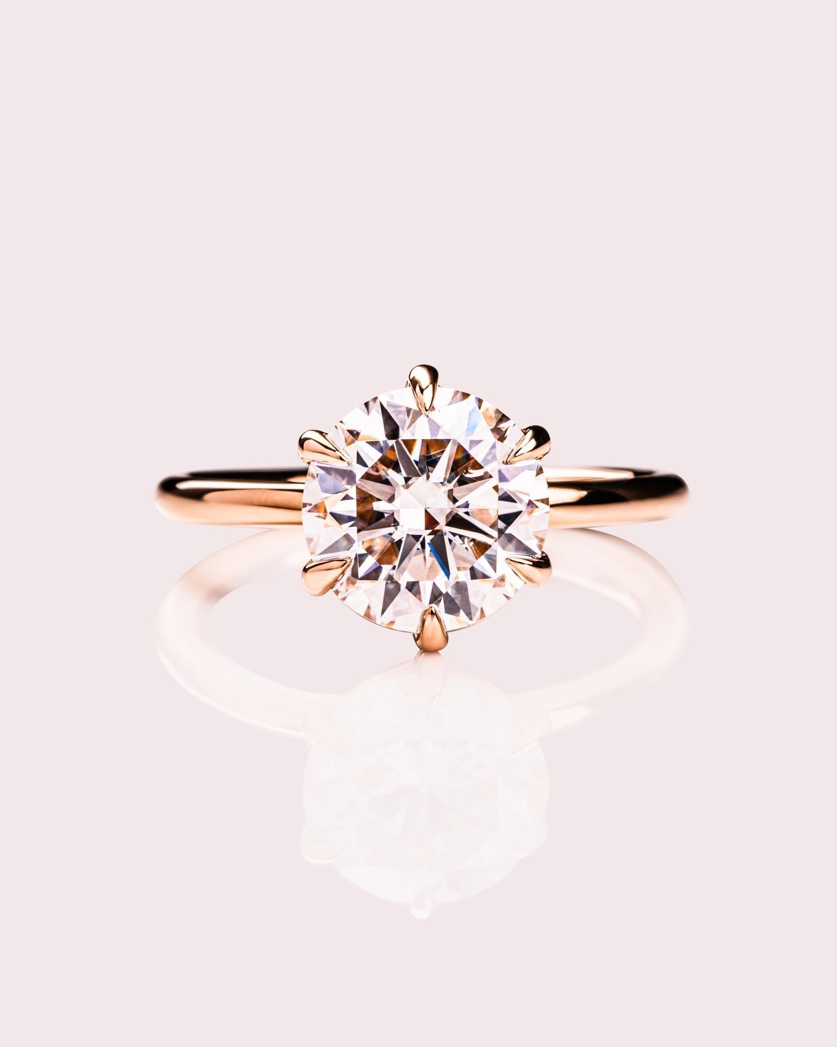 Cushion Hidden Halo Lab Grown Diamond Engagement Ring